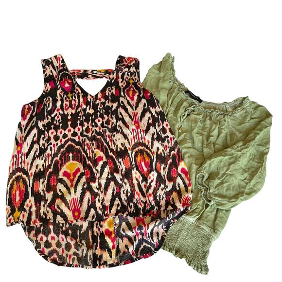 Womens Tops Size Medium Multicolor Bundle Summery Professional Everyday Wear - Picture 1 of 7
